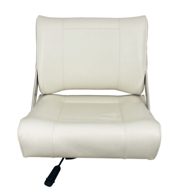 Suncoast Marine and Auto offers SPRINGFIELD White Flip Back Seat with Slide Mount (1042046)