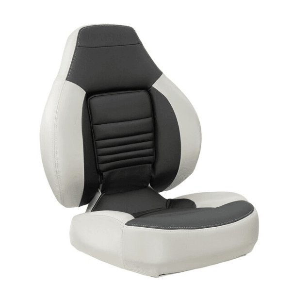 Suncoast Marine and Auto offers SPRINGFIELD Fish Pro 24 High Back Seat, Off-White/Charcoal (1041650)