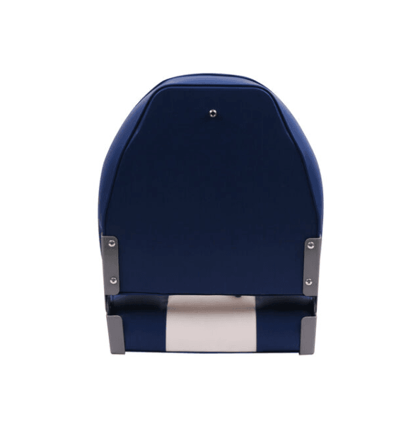 Suncoast Marine and Auto offers WEST MARINE White Winged High Back Boat Seat with Blue Cushions (75116BW)
