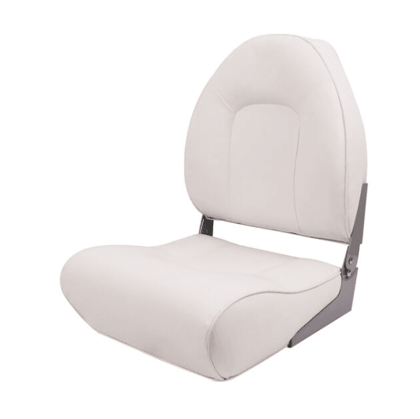 Suncoast Marine and Auto offers WEST MARINE White Winged High Back Boat Seat with White Cushions (75116WW)