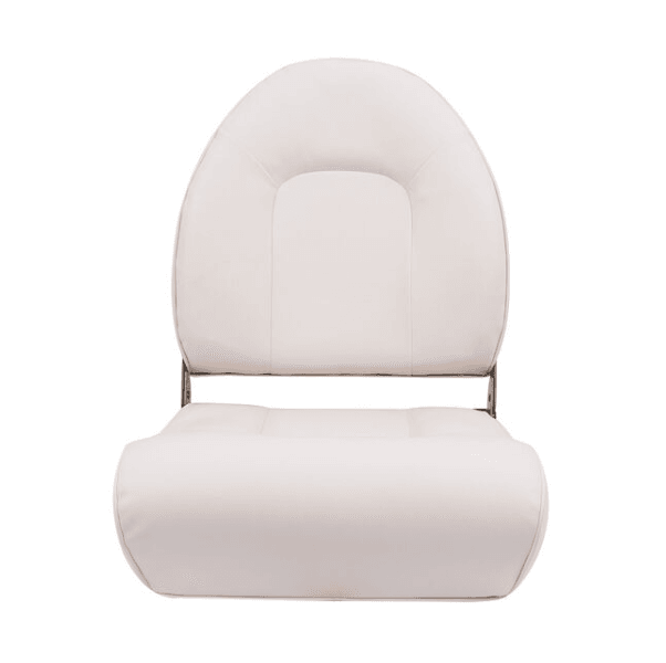 Suncoast Marine and Auto offers WEST MARINE White Winged High Back Boat Seat with White Cushions (75116WW)
