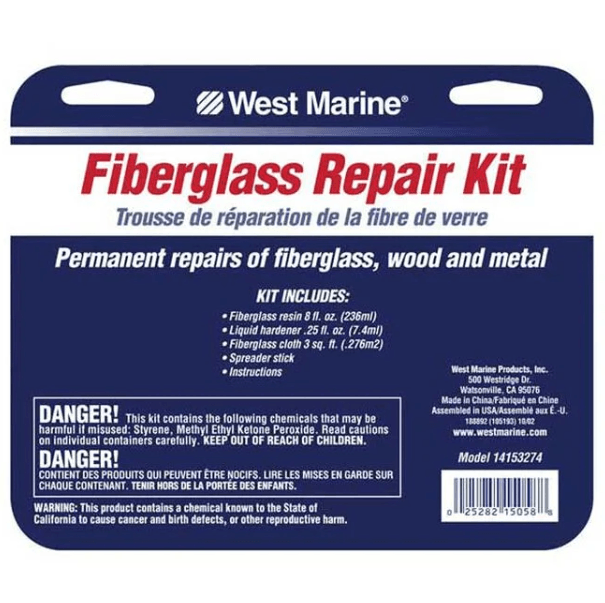 Suncoast Marine and Auto offers WEST MARINE Fiberglass Repair Kit (100637)