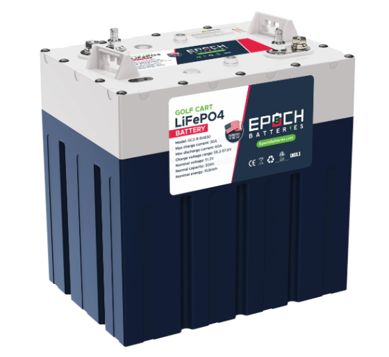 Suncoast Marine and Auto offers Epoch Batteries 48V 60Ah GC2 - Golf Cart LiFePO4 Lithium Battery (48V-60Ah-GC2-Kit)