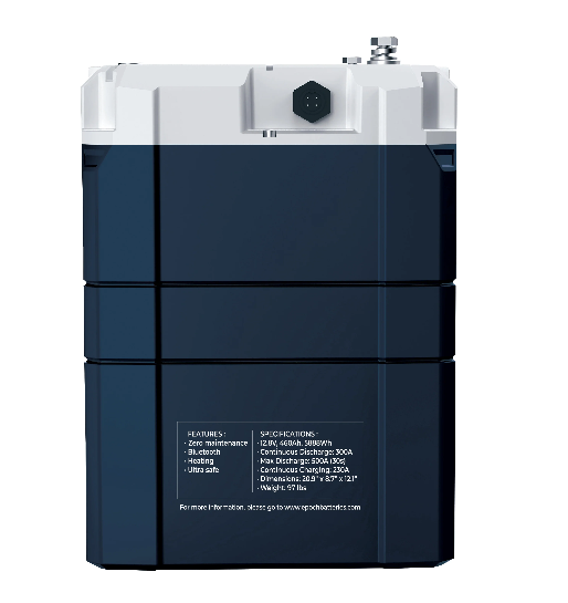 Suncoast Marine and Auto offers Epoch Batteries 48V 100Ah V2 Elite Series - Heated & Bluetooth & Victron Comms LiFePO4 Batttery (C48100A)