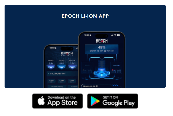Suncoast Marine and Auto offers Epoch Batteries 48V 100Ah V2 Elite Series - Heated & Bluetooth & Victron Comms LiFePO4 Batttery (C48100A)