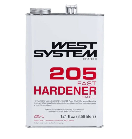 WEST SYSTEM #205 Fast Hardener, 121 fl. oz. (205-C) - Suncoast Marine & Auto Supply