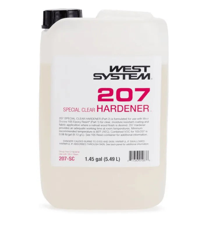 WEST SYSTEM #207 Special Clear Hardener, 1.45 gallons (207-SC) - Suncoast Marine & Auto Supply