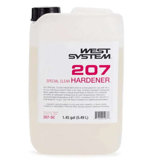 WEST SYSTEM #207 Special Clear Hardener, 1.45 gallons (207-SC) - Suncoast Marine & Auto Supply