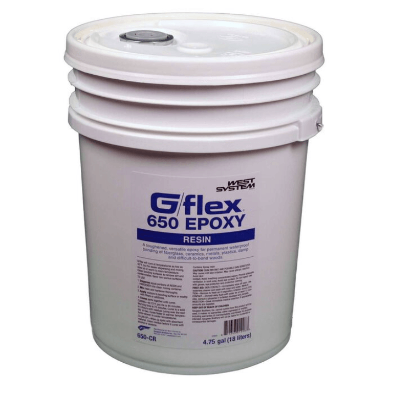 Suncoast Marine and Auto offers WEST SYSTEM G/flex Epoxy Resin, 4.7 gallons (650-CR)