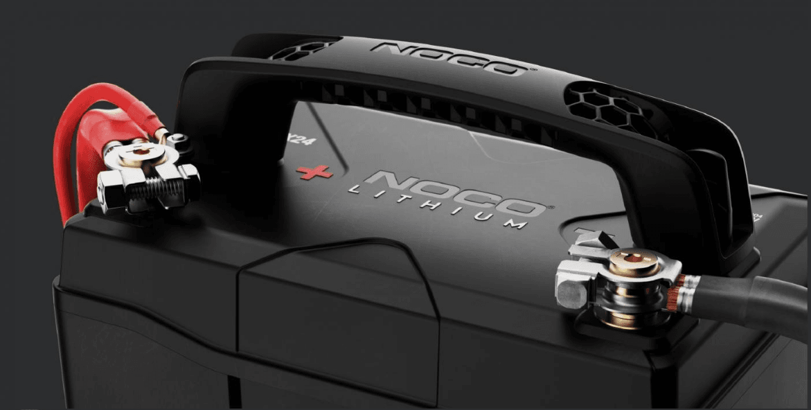 Suncoast Marine and Auto offers NOCO 12V 90Ah 12V Lithium-Ion LiFePO4 Dual-Purpose Battery NLX24