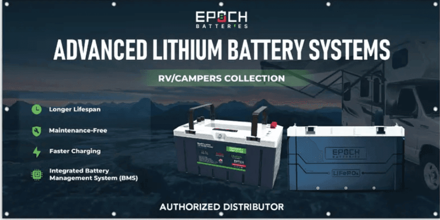 Suncoast Marine and Auto offers Epoch Battery 48V 30Ah GC2 Golf Cart LiFePO4 Lithium Battery (48V-30Ah-GC2 EPOCH)