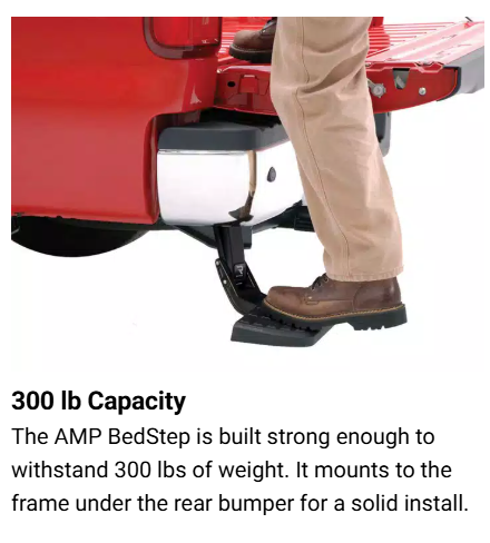 Suncoast Marine and Auto offers AMP Research Bed Step 2 - Step Board for GMC/Chevy Truck 2020 (75327-01A)