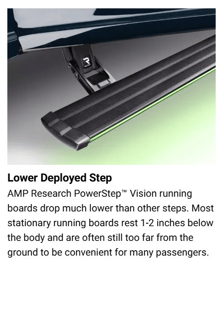 Suncoast Marine and Auto offers AMP Research Powerstep Vision 22 for GM 1500 with Mount Kit (96255-01A)
