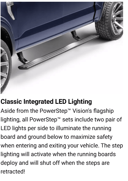 Suncoast Marine and Auto offers AMP Research Powerstep Vision 22 for GM 1500 with Mount Kit (96255-01A)