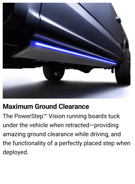 Suncoast Marine and Auto offers AMP Research Powerstep Vision 2021-24 for Ford Bronco with Mount Kit (96140-01A)