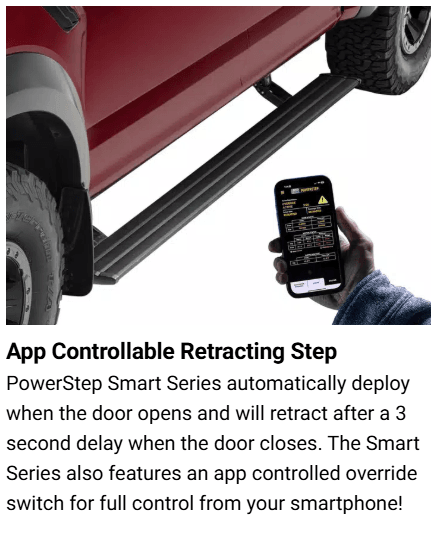 Suncoast Marine and Auto offers AMP Research Powerstep Smart Series for 2022-23 Toyota Tundra with Mount Kit (86338-01A)