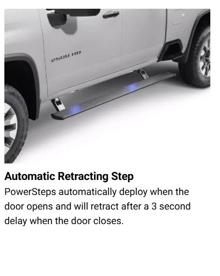 Suncoast Marine and Auto offers AMP Research Powerstep 07-13 GM P/U 1500 Crew/Extended Cab (75126-01A)