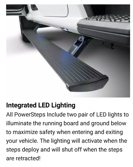 Suncoast Marine and Auto offers AMP Research PowerStep for 2007-2018 Jeep Wranger Int LED Light System (75122-01A)