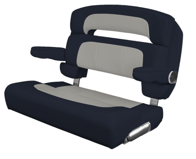 Suncoast Marine and Auto offers TACO MARINE Custom Capri Helm Bench Seat, 36" Capriccio Navy