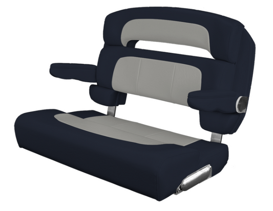 Suncoast Marine and Auto offers TACO MARINE Custom Capri Helm Bench Seat, 36" Capriccio Navy