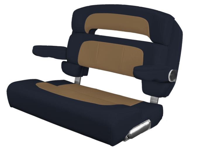 Suncoast Marine and Auto offers TACO MARINE Custom Capri Helm Bench Seat, 36" Capriccio Navy