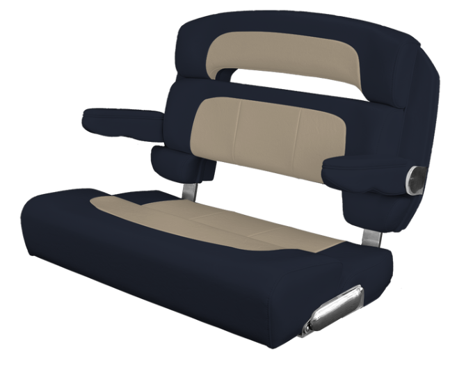Suncoast Marine and Auto offers TACO MARINE Custom Capri Helm Bench Seat, 36" Capriccio Navy