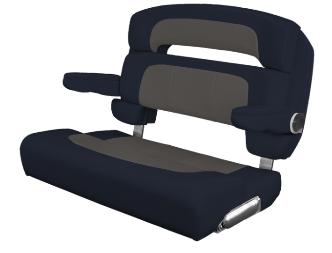 Suncoast Marine and Auto offers TACO MARINE Custom Capri Helm Bench Seat, 36" Capriccio Navy