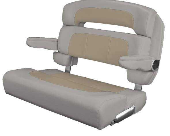 Suncoast Marine and Auto offers TACO MARINE Custom Capri Helm Bench Seat, 36" Capriccio White