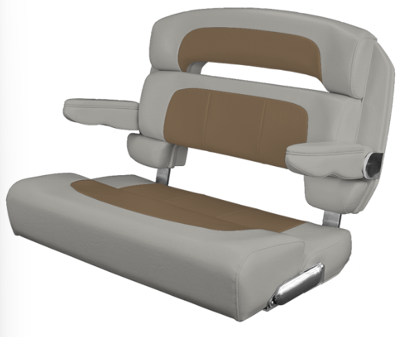Suncoast Marine and Auto offers TACO MARINE Custom Capri Helm Bench Seat, 36" Capriccio White