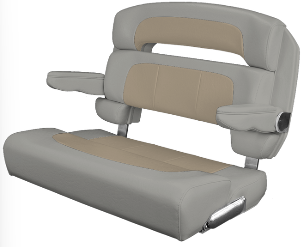 Suncoast Marine and Auto offers TACO MARINE Custom Capri Helm Bench Seat, 36" Capriccio Salt