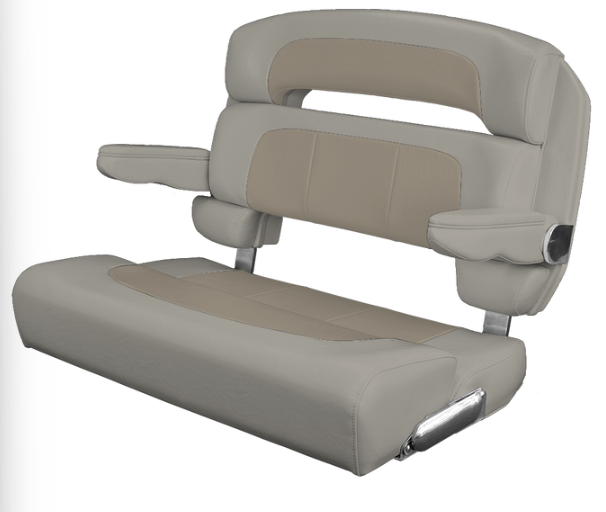Suncoast Marine and Auto offers TACO MARINE Custom Capri Helm Bench Seat, 36" Capriccio Cloud