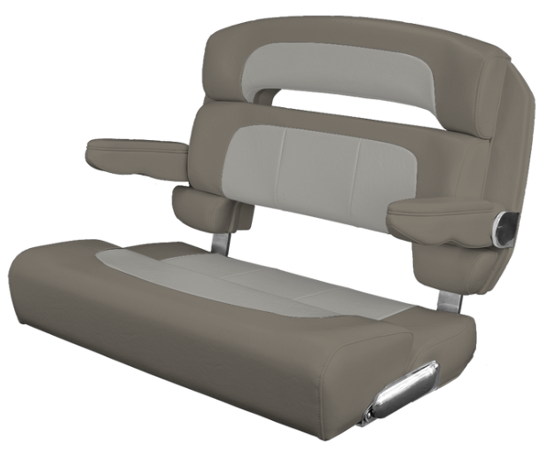 Suncoast Marine and Auto offers TACO MARINE Custom Capri Helm Bench Seat, 36" Capriccio Cadet Grey