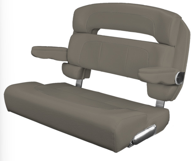 Suncoast Marine and Auto offers TACO MARINE Custom Capri Helm Bench Seat, 36" Capriccio Cadet Grey
