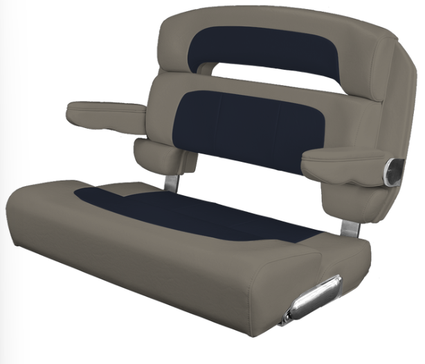 Suncoast Marine and Auto offers TACO MARINE Custom Capri Helm Bench Seat, 36" Capriccio Cadet Grey
