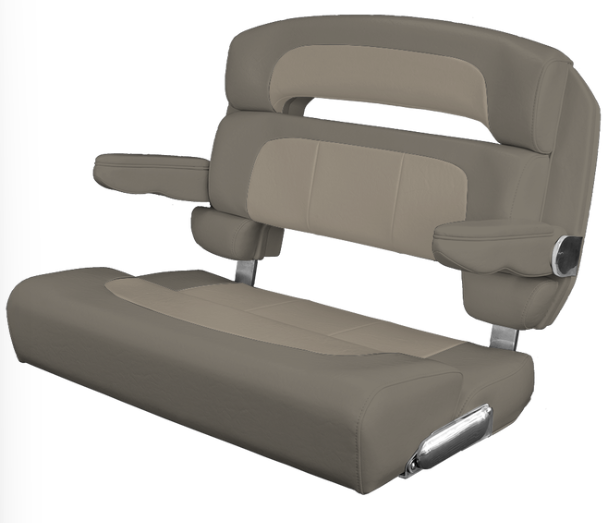 Suncoast Marine and Auto offers TACO MARINE Custom Capri Helm Bench Seat, 36" Capriccio Cadet Grey