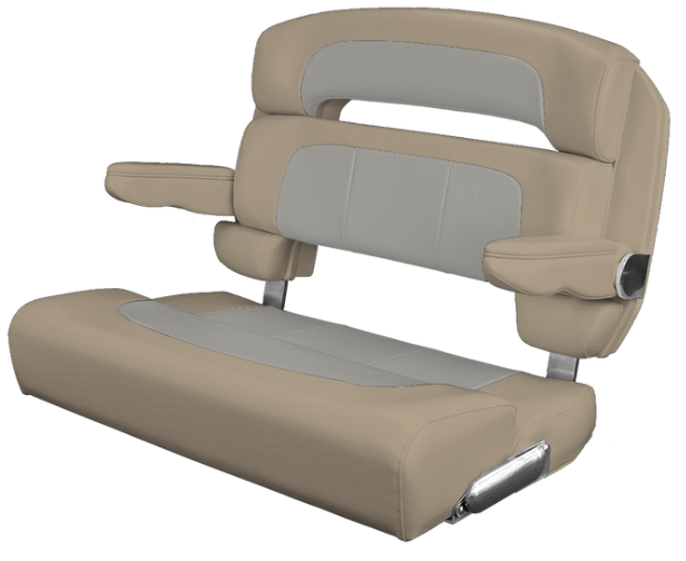 Suncoast Marine and Auto offers TACO MARINE Custom Capri Helm Bench Seat, 36" Capriccio Vellum