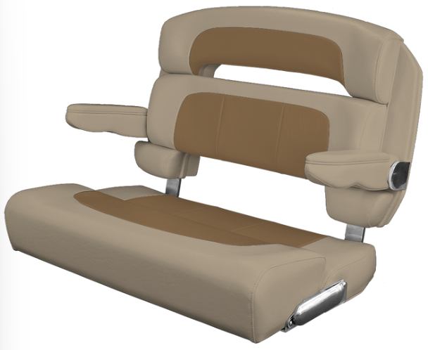 Suncoast Marine and Auto offers TACO MARINE Custom Capri Helm Bench Seat, 36" Capriccio Vellum