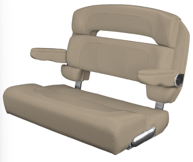 Suncoast Marine and Auto offers TACO MARINE Custom Capri Helm Bench Seat, 36" Capriccio Vellum