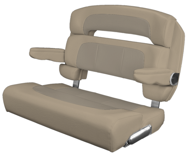 Suncoast Marine and Auto offers TACO MARINE Custom Capri Helm Bench Seat, 36" Capriccio Vellum