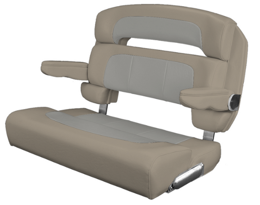 Suncoast Marine and Auto offers TACO MARINE Custom Capri Helm Bench Seat, 36" Capriccio Flax
