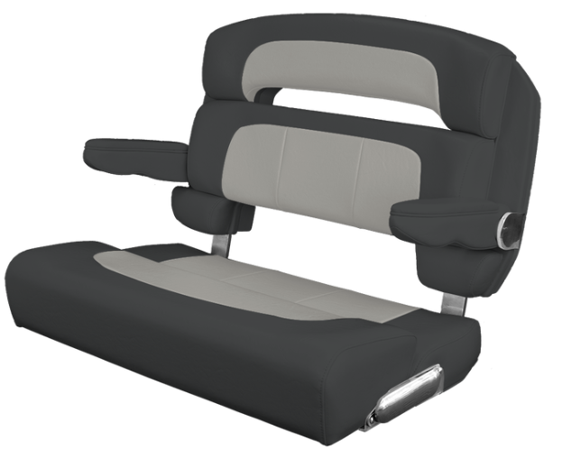 Suncoast Marine and Auto offers TACO MARINE Custom Capri Helm Bench Seat, 36" Capriccio Charcoal