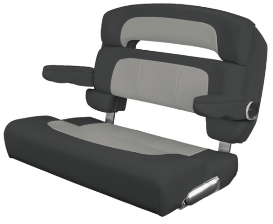 Suncoast Marine and Auto offers TACO MARINE Custom Capri Helm Bench Seat, 36" Capriccio Charcoal