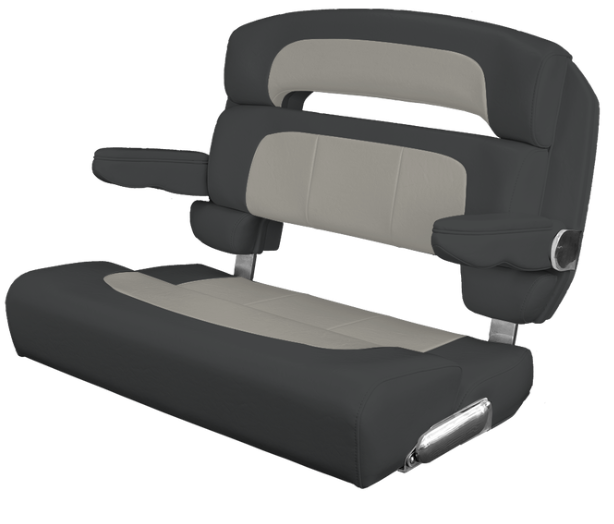 Suncoast Marine and Auto offers TACO MARINE Custom Capri Helm Bench Seat, 36" Capriccio Charcoal
