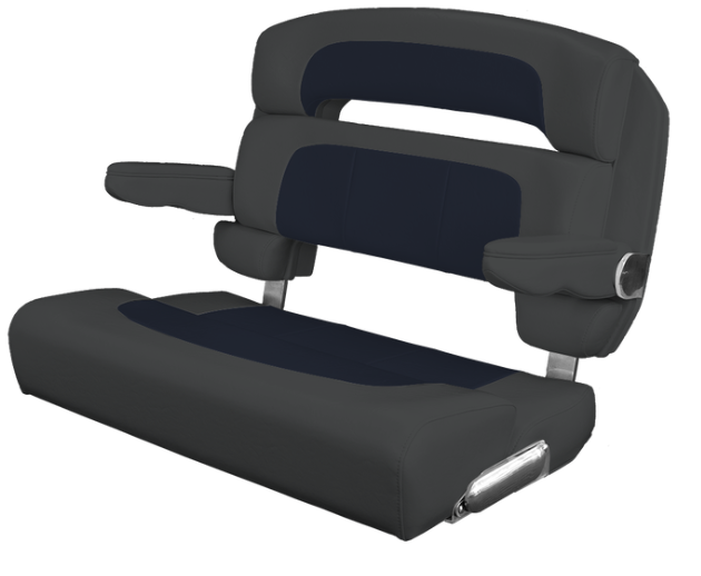 Suncoast Marine and Auto offers TACO MARINE Custom Capri Helm Bench Seat, 36" Capriccio Charcoal