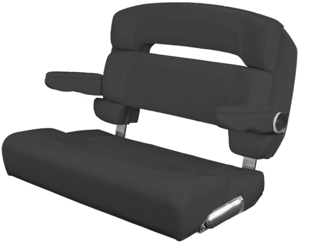 Suncoast Marine and Auto offers TACO MARINE Custom Capri Helm Bench Seat, 36" Capriccio Charcoal