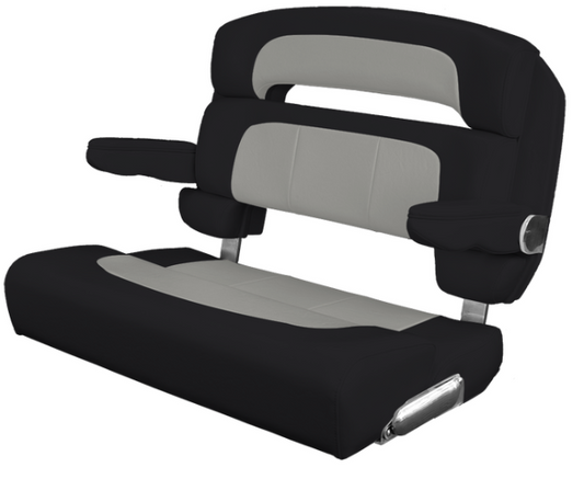 Suncoast Marine and Auto offers TACO MARINE Custom Capri Helm Bench Seat, 36" Capriccio Black