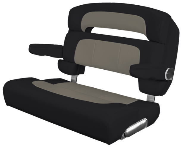 Suncoast Marine and Auto offers TACO MARINE Custom Capri Helm Bench Seat, 36" Capriccio Black