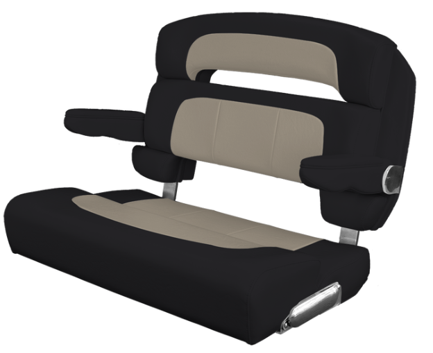 Suncoast Marine and Auto offers TACO MARINE Custom Capri Helm Bench Seat, 36" Capriccio Black