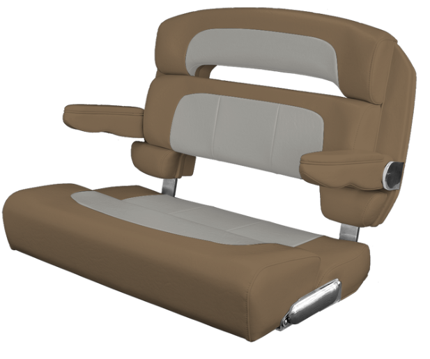 Suncoast Marine and Auto offers TACO MARINE Custom Capri Helm Bench Seat, 36" Capriccio Heather Beige
