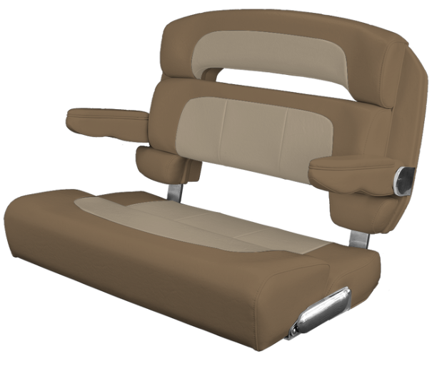 Suncoast Marine and Auto offers TACO MARINE Custom Capri Helm Bench Seat, 36" Capriccio Heather Beige